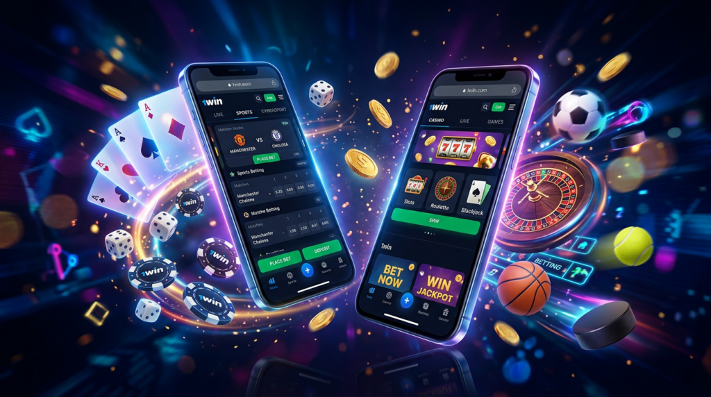 You can download the 1win mobile app for both Android and iOS devices